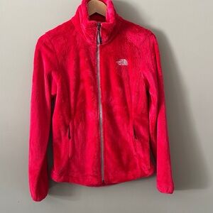 North Face Red Fill Zip Fleece | XS